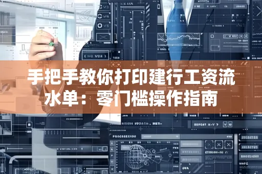 手把手教你打印建行工资流水单：零门槛操作指南